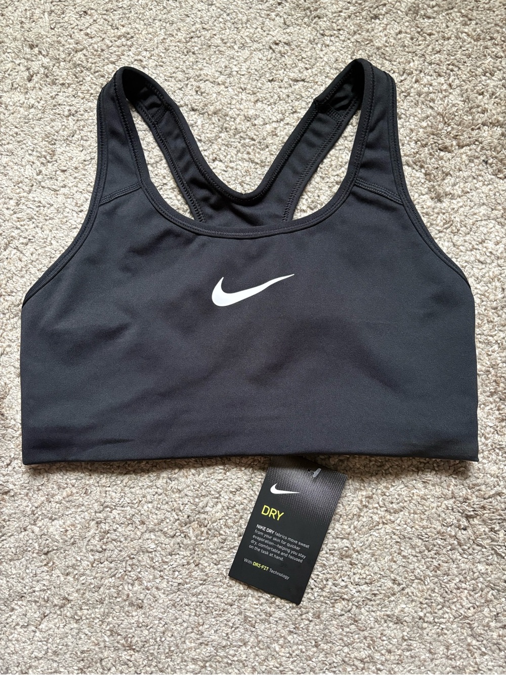 NWT Iowa Hawkeyes Nike Dri-Fit Sports Bra